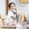 GAGAKU Toy Baby Carrier for Dolls Doll Accessory Stuffed Animal Carrier for Kids with Adjustable Straps - Gray - Deer view 2