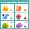 12 PCS NO Hole Animal Bath Toys + 3 PCS Spinner Toys view 3