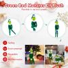 12.6'' Christmas Monster Plush Toy, Christmas Stuffed Figures Doll for Kids and Christmas Tree Home Decorations(Green) view 3