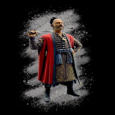Print Scale PSF001 1/16 Historical Figures 110 mm Maxim Krivonos (a.1600-mid.1648) Ukrainian Cossack Colonel
