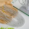 24PCS Christmas Bead Necklace, Silver Xmas Bead Stuff Party Favors, 33" Necklace Women Men Bulk, Festival Events Parade Throw Accessories for Christmas Mardi Gras Wedding Birthday Celebrations Decor view 2