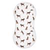 KICPOAY Muslin Baby Burp Cloths, Dogs Bloodhound Muslin Washcloths Baby Rags Comfy Soft Absorbent in for Newborn Boys and Girls 1 Piece 22 x 11 Inch view 1