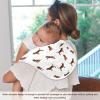 KICPOAY Muslin Baby Burp Cloths, Dogs Bloodhound Muslin Washcloths Baby Rags Comfy Soft Absorbent in for Newborn Boys and Girls 1 Piece 22 x 11 Inch view 2