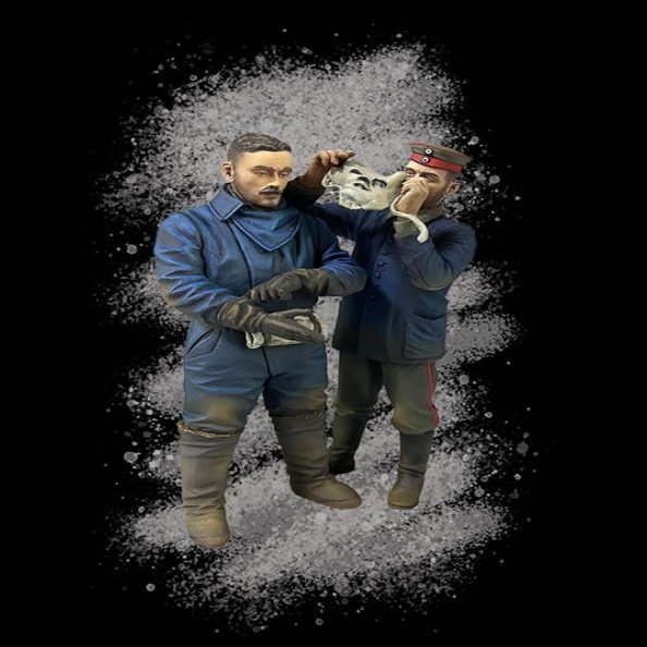 Print Scale PSF007 1/16 Historical Figures 110 mm Rumpler IV Pilot and Mechanic Great War
