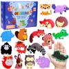 SUPINEEDO Fridge Magnet for Toddlers 1-3Kids Magnets for Fridge (16 Pcs Animals Magnet Box) view 1