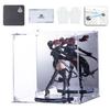 COOLTAKU Acrylic Display Case, Mirrored Back and Base, UV Protected, Front Door with Magnetic Buckle, Display Box, Dustproof Showcase for Figures, Collections, Models, Toys (8x8x10 inch, 20x20x25 cm) view 1