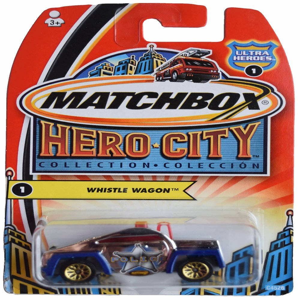 Matchbox Whistle Wagon, Hero City Collection [Chrome]