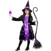 1pc, Halloween Witch Broom with Ribbons - Perfect for Costume Parties, Photo Booths, and Halloween Decorations - Fun and Tricky Supplies for Trick or Treating - Silicone Broomstick for Halloween Shelf view 3