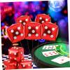 10pcs Dice Shape Foil Balloons for Theme Party Decorations Fun Birthday Supplies Unique for Memorable Events and Photo Props view 4