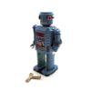 Charmgle Big Eyed Robot Tin Toy Wind-up Walking Robot Adult Collection Retro Toy Party Favor Home Decoration MS416 view 1