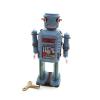 Charmgle Big Eyed Robot Tin Toy Wind-up Walking Robot Adult Collection Retro Toy Party Favor Home Decoration MS416 view 2