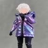 1/12 Scale Female Clothes,Zip Hooded Coat Shirt Costume Clothing for 6inch Female Action Figure Body (Blue001) view 1