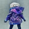 1/12 Scale Female Clothes,Zip Hooded Coat Shirt Costume Clothing for 6inch Female Action Figure Body (Blue001) view 2