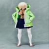 1/12 Scale Female Clothes,Zip Hooded Coat Shirt Costume Clothing for 6inch Female Action Figure Body (Green001) view 2