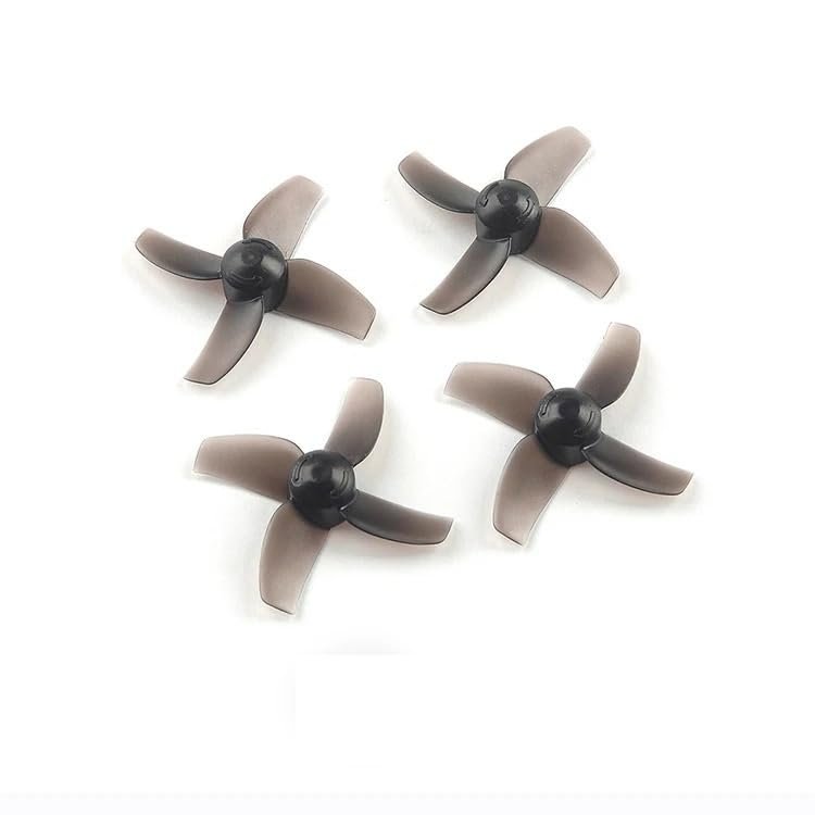 10Pairs 40mm 4-Paddles Propeller PC Props 1.0mm Hole CW CCW Compatible with Mobula7 Mobula 7 FPV Racing Drone Quadcopter (Color : Black)