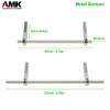 AMK Adjustable 1/10 Scale Bumper Mount Front Rear, Metal Bumper Set Complete for RC Crawler Axial SCX10 Element Enduro Gen7 Gen8 TRX6 TRX4 Upgrades (Silver) view 4
