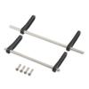 AMK Adjustable 1/10 Scale Bumper Mount Front Rear, Metal Bumper Set Complete for RC Crawler Axial SCX10 Element Enduro Gen7 Gen8 TRX6 TRX4 Upgrades (Black) view 1