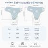 insular Baby Swaddle Wrap, Swaddle Blanket for Newborn and Infant, Adjustable Velcro Swaddling Set for Boy and Girl, Soft Cotton Baby Sleep Sack 3 Pack, Sheep, Medium(3-6 Month) view 4