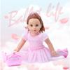 18 Inch Doll Clothes Accessories - Ballet Ballerina Dress Set Fit 18" Doll, Includes Pink Leotard, Tights, Tutu, Slippers, Dance Bag and Hairband view 2
