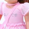 18 Inch Doll Clothes Accessories - Ballet Ballerina Dress Set Fit 18" Doll, Includes Pink Leotard, Tights, Tutu, Slippers, Dance Bag and Hairband view 3