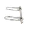 AMK RC Bumper Aluminum Alloy Modular 1/10 RC Crawler Bumper Front Rear Bull Bars for 1/10 RC Crawler LCG Rigs Builds TRX4 SCX10 Gspeed Power Wagon Body DIY (1/10 RC Crawler Bumper Silver) view 3