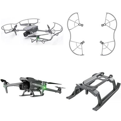 Coyktonty 2 sets -Propeller Guard+Landing Gear For DJI AIR 3 Drone