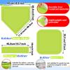 Hiboom 10 Pcs Kickball Set Includes 10 Inches Dodgeball Playground Balls 5 Rubber Throw Down Bases Needles and Ball Pump for Boys Girls Adults Backyard Game Camps Picnic Schoolyard Summer(Green) view 3