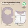 8-Pack Organic Baby Bibs for Boys, Girls - Soft Cotton Drooling and Teething Bibs for Baby Girl & Boy, Extra Absorbent, Easy To Clean & Put On for Toddler, Newborn, Infant 0-24 Months (Embrace) view 3