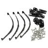 1 Set Steel Leaf Spring Shackle/Mount Kit for Tamiya for Traxxas Trx4 for Axial SCX10 D90 RC4WD 1/10 RC Car view 4