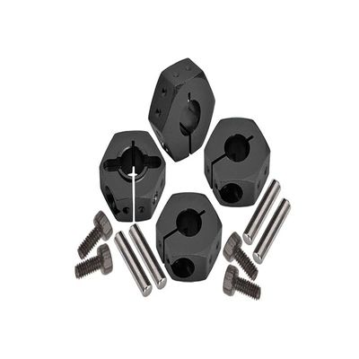Aluminium 6061 Clamp Type Wheel Hub for Tamiya 1:10 RC 4WD XV-02 PRO (58707) / BBX BB-01 (58719) Upgrade Parts - Black