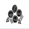 Aluminium 6061 Clamp Type Wheel Hub for Tamiya 1:10 RC 4WD XV-02 PRO (58707) / BBX BB-01 (58719) Upgrade Parts - Black view 1