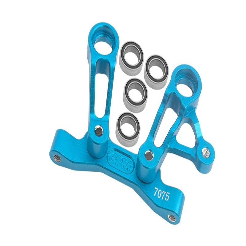 Aluminium 7075 Steering Arms and Steering Bridge for Tamiya 1:10 RC 4WD XV-02 PRO 58707 Upgrades - Sky Blue