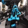 Aluminium 7075 Steering Arms and Steering Bridge for Tamiya 1:10 RC 4WD XV-02 PRO 58707 Upgrades - Sky Blue view 3
