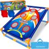Bean Bag Toss Game for Kids Outdoor Activities, Cornhole Games for 3 4 5 6 7 8 Years Old Boys Girls, Fun Outside Toys for Family Party Games, Ideal Birthday for Ages 4-8 Toddlers view 1