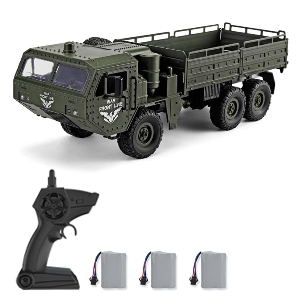 GoolRC Remote Control Car Remote Control Truck RC Racing Car 6WD High-Speed Electric Toy Truck for Teens Fast and Furious Cars 2.4Ghz Off Road Remote Control Vehicle with Headlights