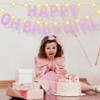167Pcs DIY Glitter Customizable Banner Kit Happy Birthday Letter Banners Happy Valentine's Day Banners Love Heart Personalized Banner Decor Birthday Party Decorations Supplies(Glitter Light Pink) view 4
