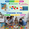 WOWNOVA 48PCS Tetra Tower, Fun Balance Stacking Building Blocks Board Game for Kids, Adults, Friends, Team, Classroom, Dorm, Family Game Night and Parties view 2