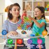 WOWNOVA 48PCS Tetra Tower, Fun Balance Stacking Building Blocks Board Game for Kids, Adults, Friends, Team, Classroom, Dorm, Family Game Night and Parties view 4