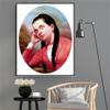 DIY Oil Painting Kit,Portrait of A Young Woman Painting by Jose Ferraz De Almeida Junior DIY Oil Painting Paint by Number Kits view 3