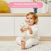 Tiger Tribe Bunny Silicone Baby Rattle - Soft BPA-Free Food-Grade Silicone with Gentle Sound, Easy Grip Sensory Toy for Infants Newborns 0-2 Years view 3