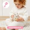 Tiger Tribe Bunny Silicone Baby Rattle - Soft BPA-Free Food-Grade Silicone with Gentle Sound, Easy Grip Sensory Toy for Infants Newborns 0-2 Years view 4