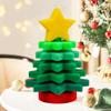 ALLABC Silicone Christmas Tree for Toddlers, Tabletop Xmas Decoration, Stackable & Nesting Baby Toys, 5.9 inches view 2