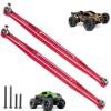 Aluminum Front Steering Tie Rod Links for 1/6 XRT 1/5 X-MAXX WideMaxx 8S 4WD Monster Truck Upgrades Parts 2 pcs/Set #7897 (Red) view 1