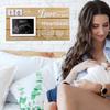 APLUSH Baby Sonogram Picture Frame for 4" X 3" Ultrasound Photo,Pregnancy Announcements Ideas Gender Reveal with Countdown,New Parents Gifts for Couples view 2