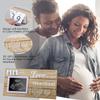 APLUSH Baby Sonogram Picture Frame for 4" X 3" Ultrasound Photo,Pregnancy Announcements Ideas Gender Reveal with Countdown,New Parents Gifts for Couples view 4