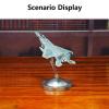 DAGIJIRD Alloy F-15 Eagle Fighter Model Fighter Attack Plane Military Model Airplane Model 1/100 Scale with Display Stand view 3