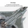 DAGIJIRD Alloy F-15 Eagle Fighter Model Fighter Attack Plane Military Model Airplane Model 1/100 Scale with Display Stand view 4