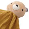 CUDDLE CORNER Organic Cotton Stuffed Animal Rattle Baby Toys, Plush Bear Cuddle Cloth and Hand Grip Ring Rattles Plush Toy Set for Newborns Infant Boys Girls, 2 PCS view 2