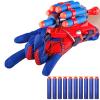 AODAI Spider Gloves Man Web Shooter Toy, Spider Kids Plastic Role-Play Launcher Glove Cool Movie Launcher with Wrist Toy Set Funny Decorate Children Educational Toys (RED) view 1