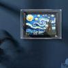 Acrylic Display Case for Brick Model Sets Ideas Vincent Van Gogh The Starry Night 21333 Model - Dustproof Anti-UV Storage Box - Collectors (Hangable C(45*20*35)) view 2